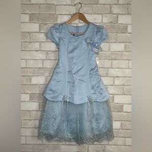 NWT Formal Girl’s Light Blue Dress Size 7-8